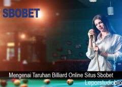 Mengenai Taruhan Billiard Online Situs Sbobet